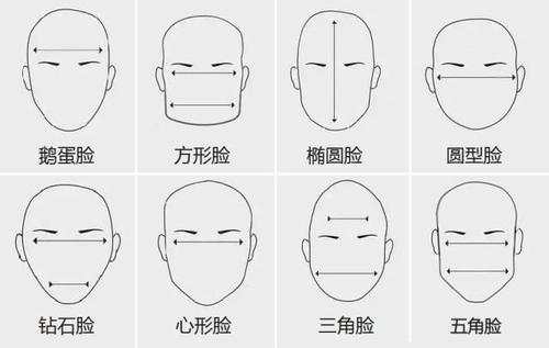 脸型算命_脸型分类图女7种脸型_脸型上窄下宽是什么脸型